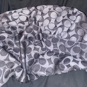 Coach Signature print shawl